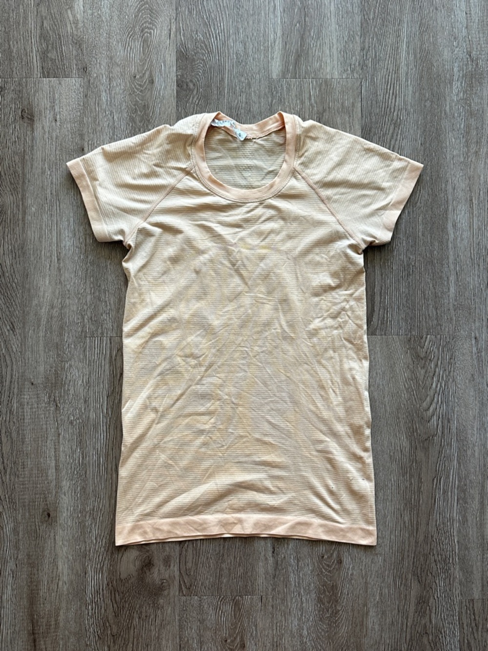 Lululemon Swiftly‎ Tech Short Sleeve Shirt Summer Glow 6 Seamless Workout